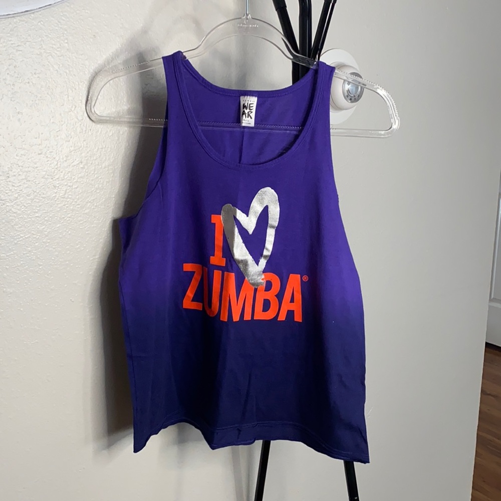 Zumba Wear Tank top Size S. Gently worn once. I ❤️ Zumba.